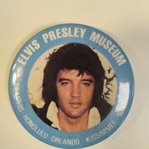 Elvis Presley Museum Campaign Pin
